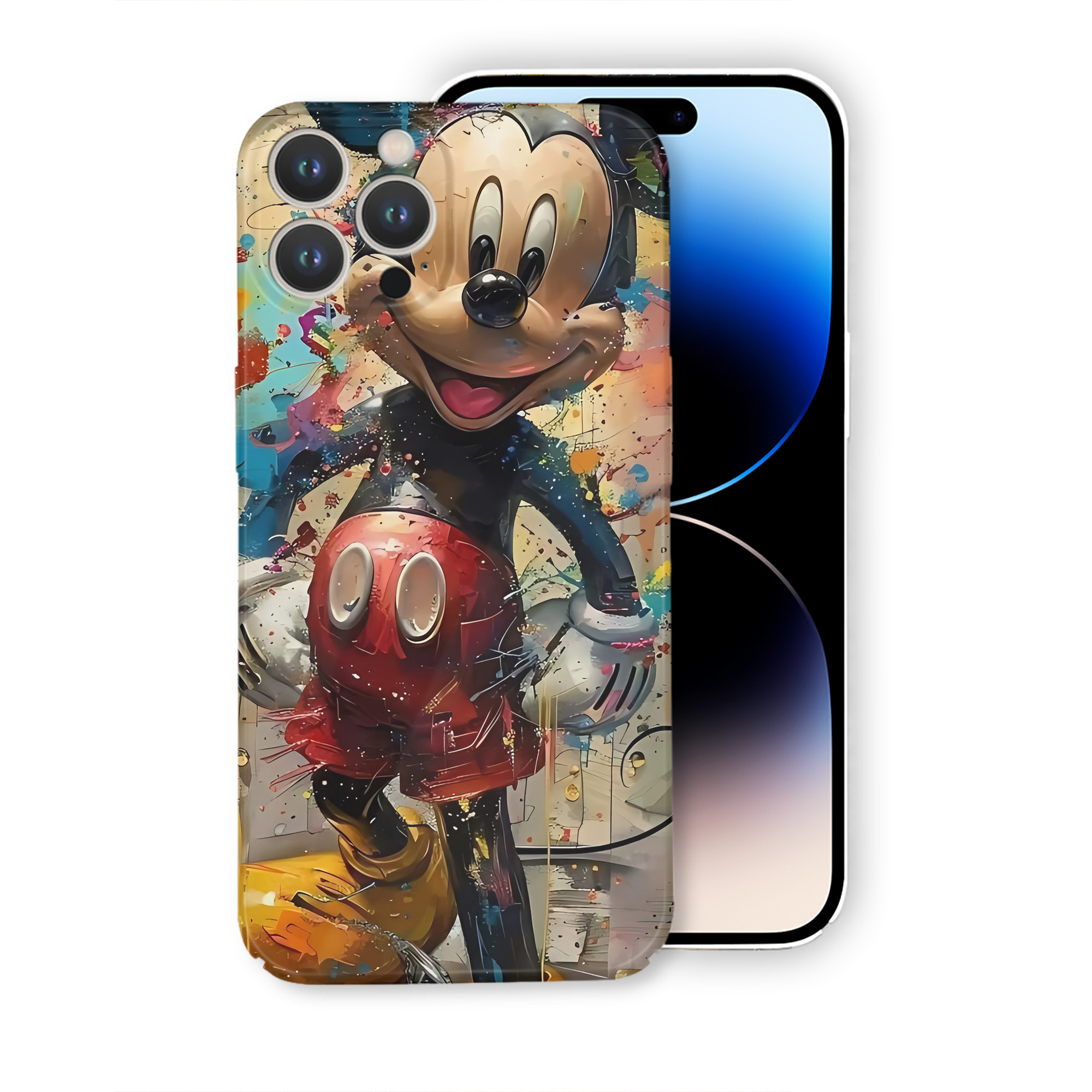 （画像用） ミッキーマウス Mickey Mouse 【iPhone 14シリーズ対応】ハードケース